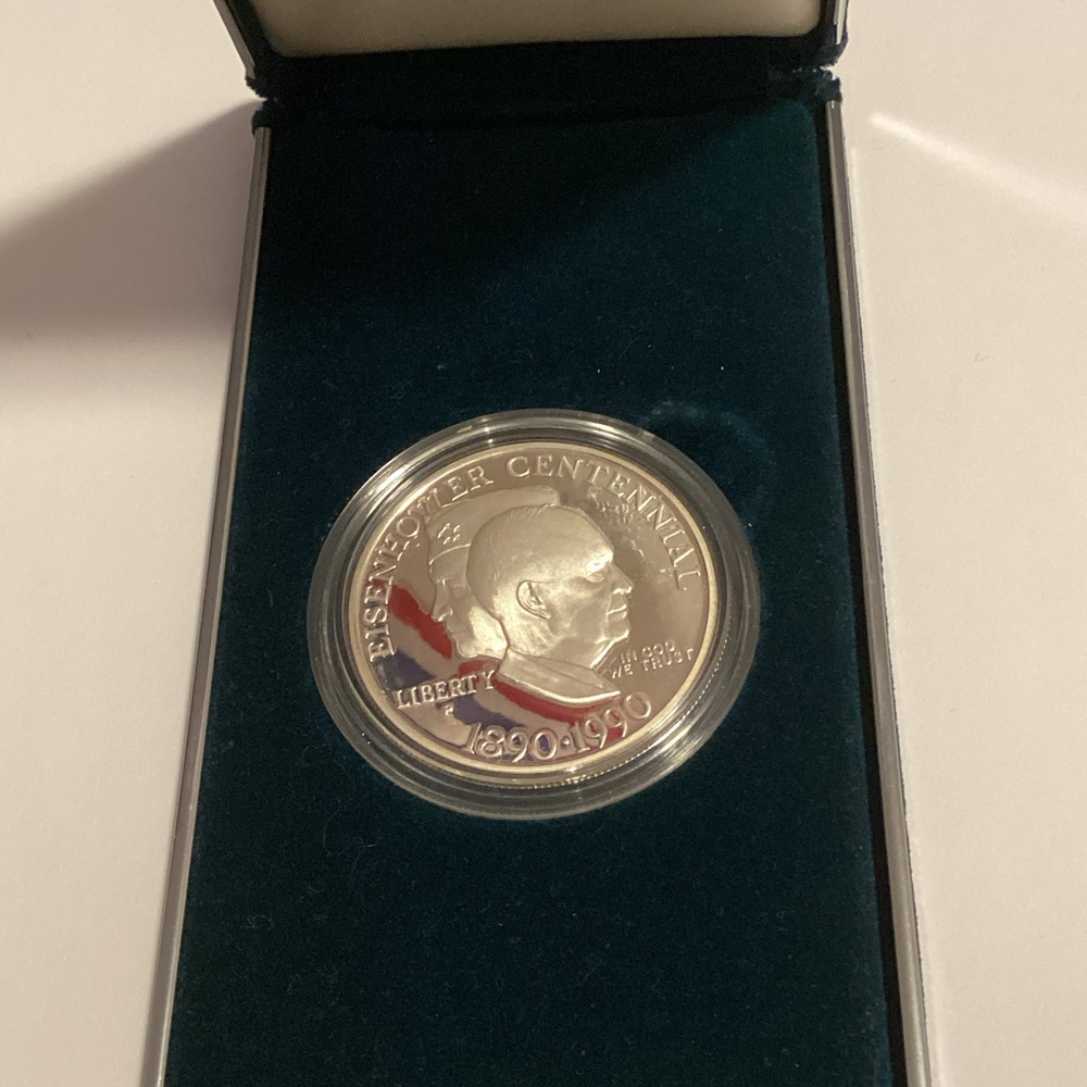 1890-1990 United States Eisenhower Centennial Silver Dollar